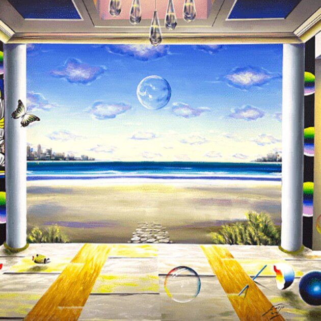 Lichtenstein On The Beach